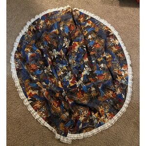 Vintage Handmade Tree Skirt Quilted